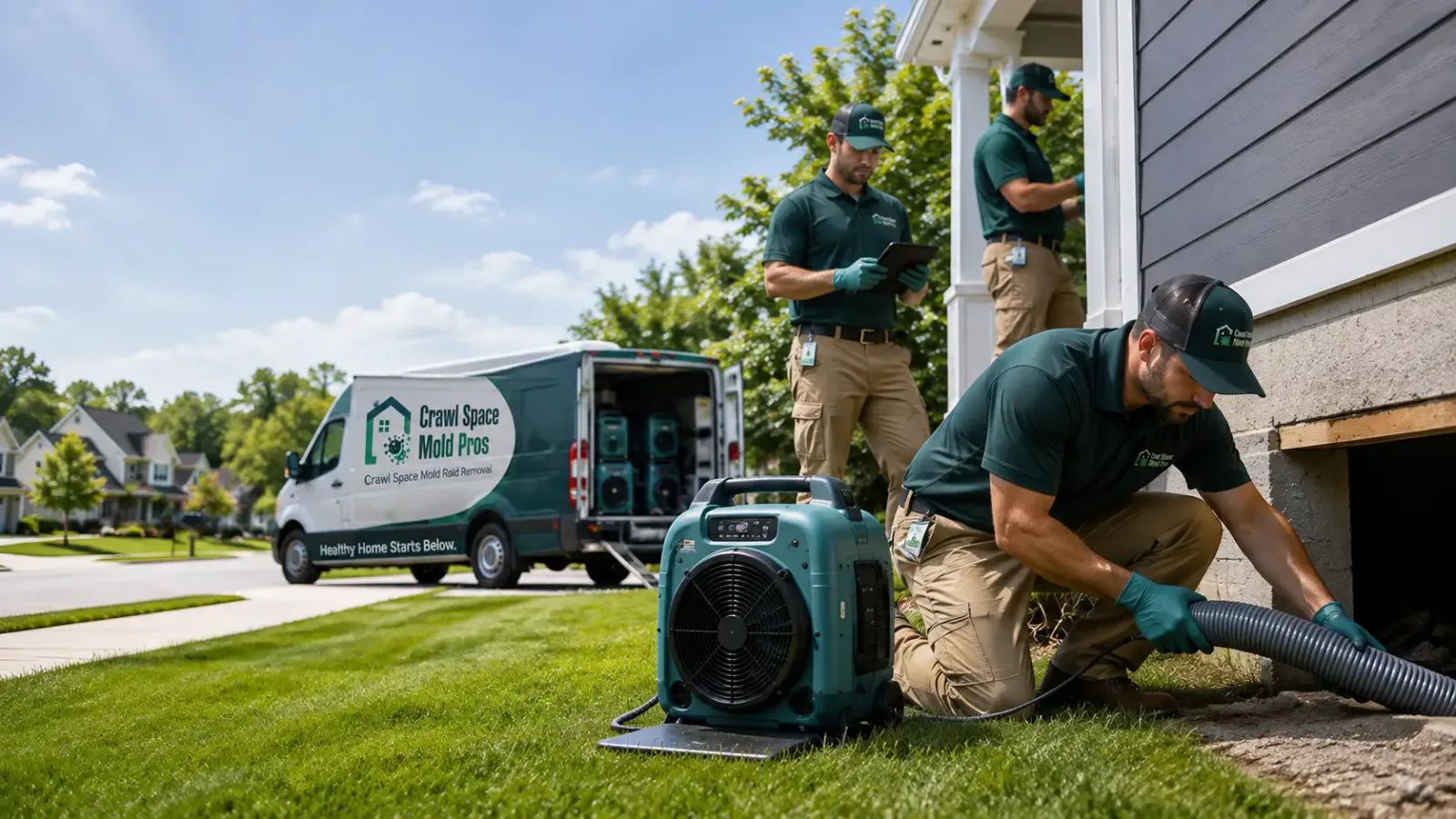 Crawl Space Mold Removal in Roseville, MI